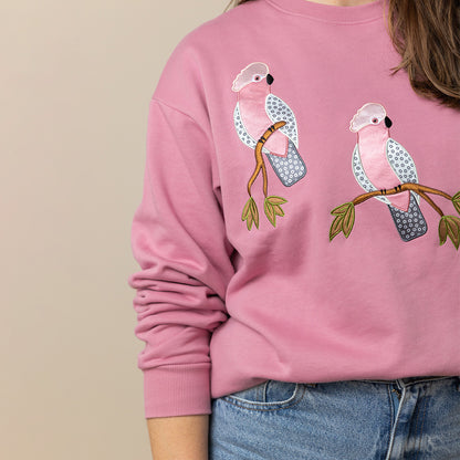 Embroidered Galah Jumper