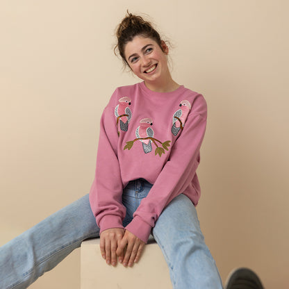 Embroidered Galah Jumper